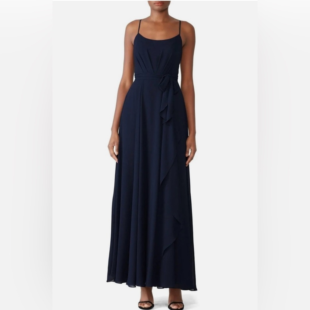 Amsale Midnight Blue Dress